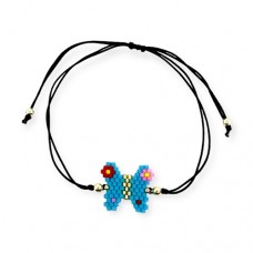 Kids Accecories Βραχιόλι Macrame Πεταλούδα