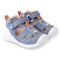 Biomecanics Παπουτσοπέδιλο Πάνινο 232190 Γαλάζιο