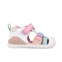 Biomecanics Παπουτσοπέδιλο 262111 Λευκό Πολύχρωμο