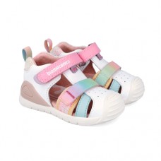 Biomecanics Παπουτσοπέδιλο 262111 Λευκό Πολύχρωμο