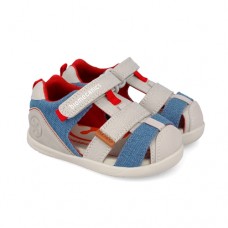 Biomecanics Παπουτσοπέδιλο 262199-B827 Μπεζ Μπλε