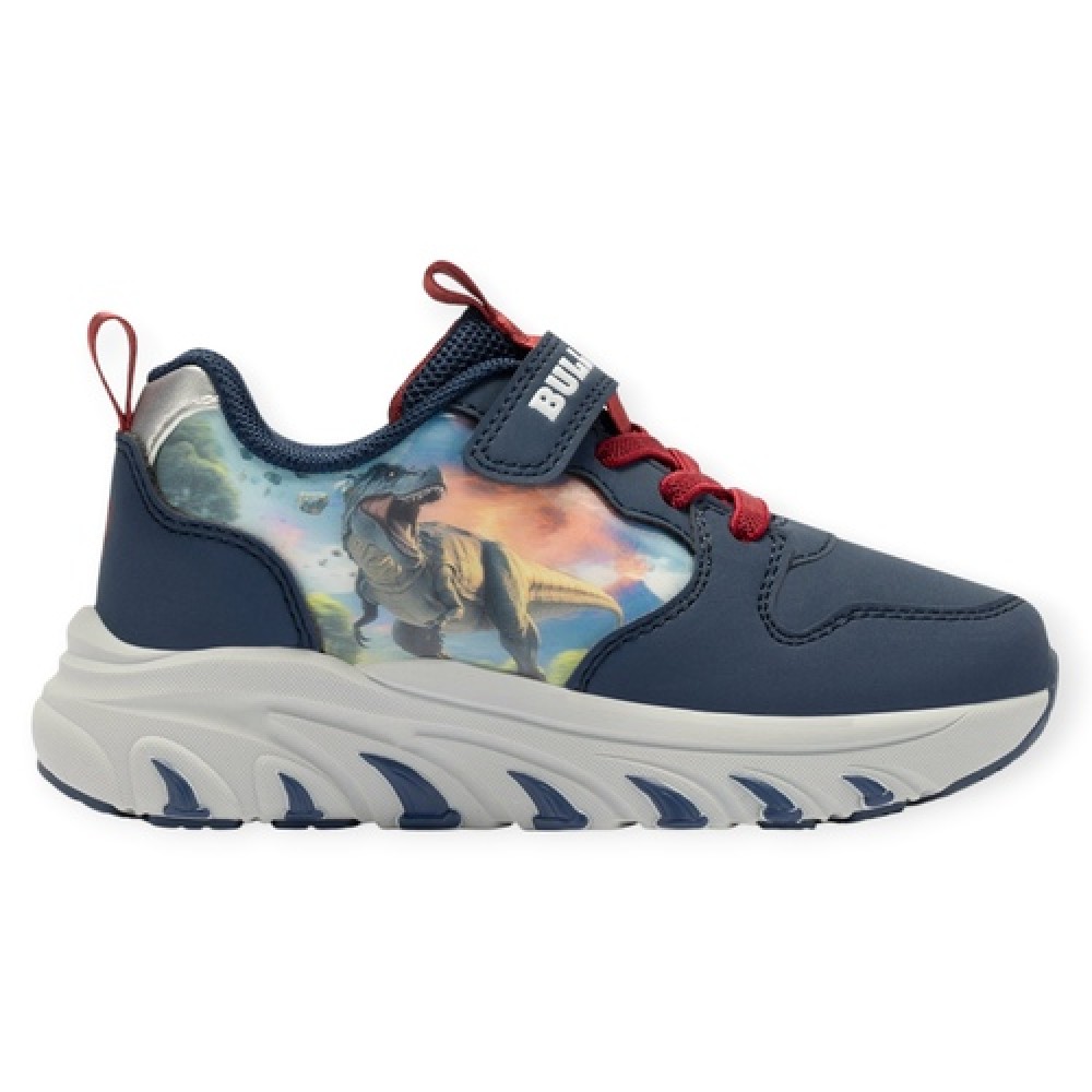 Bull Boys Sneaker Με Φωτάκια T-Rex DNAL5266-BL01 Μπλε Πορτοκαλί Bull Boys Sneaker Με Φωτάκια T-Rex DNAL5266-BL01 Μπλε Πορτοκαλί