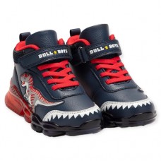 Bull Boys Sneaker Ημιμποτάκι Με Φωτάκια DNAL2200 Μπλε