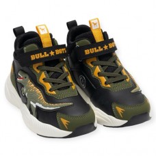 Bull Boys Sneaker Ημιμποτάκι Με Φωτάκια T-REX DNAL4571 Μαύρο