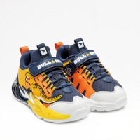 Bull Boys Sneaker Με Φωτάκια Jurassic Rex DNAL5118-BLGI Μπλε Κίτρινο