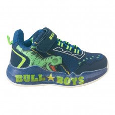 Bull Boys Sneaker Ημιμποτάκι Με Φωτάκια T-REX DNAL5140-BL01 Μπλε