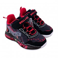 Bull Boys Sneaker Ημιμποτάκι Με Φωτάκια T-REX DNAL5140-NE01 Μαύρο