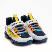 Bull Boys Sneaker Με Φωτάκια T-REX DNAR5008 Λευκό Μπλε