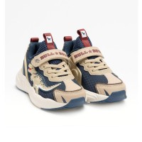 Bull Boys Sneaker T-REX DNAR5103-BL01 Μπεζ Μπλε