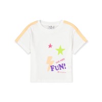 Champion Παιδικό Σετ 404678 Λευκό Σομόν