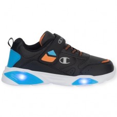 Champion Sneaker ΜΕ ΦΩΤΑΚΙΑ Wave PU B PS S32818-KK011 Μαύρο