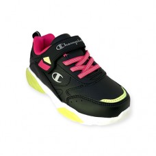 Champion Sneaker ΜΕ ΦΩΤΑΚΙΑ Wave PU G PS S32820-KK003 Μαύρο Lime