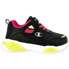 Champion Sneaker ΜΕ ΦΩΤΑΚΙΑ Wave PU G PS S32820-KK003 Μαύρο Lime