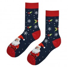 Krebo Κάλτσες Christmas 1 Ζευγ. Μπλε