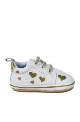 Childrenland Sneaker Αγκαλιάς D4238 Λευκό