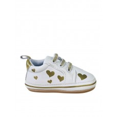 Childrenland Sneaker Αγκαλιάς D4238 Λευκό