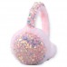 Childrenland Καλύμματα Αυτιών Glitter Ροζ