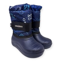 Childrenland Αδιάβροχα Μποτάκια Apreski ETKSD-4 Μπλε