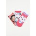 Disney Κάλτσες Gabby EZ06010 Φούξια Κοραλί Γαλάζιο Disney Κάλτσες Gabby EZ06010 Φούξια Κοραλί Γαλάζιο