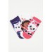 Disney Κάλτσες Gabby EZ06010 Φούξια Λευκή Μωβ Disney Κάλτσες Gabby EZ06010 Φούξια Λευκή Μωβ