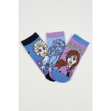 Disney Κάλτσες Frozen EZ06014 Λιλά Γαλάζιο