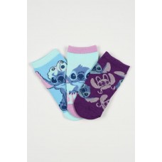 Disney Κάλτσες Stitch EZ06019 Γαλάζιο Μωβ