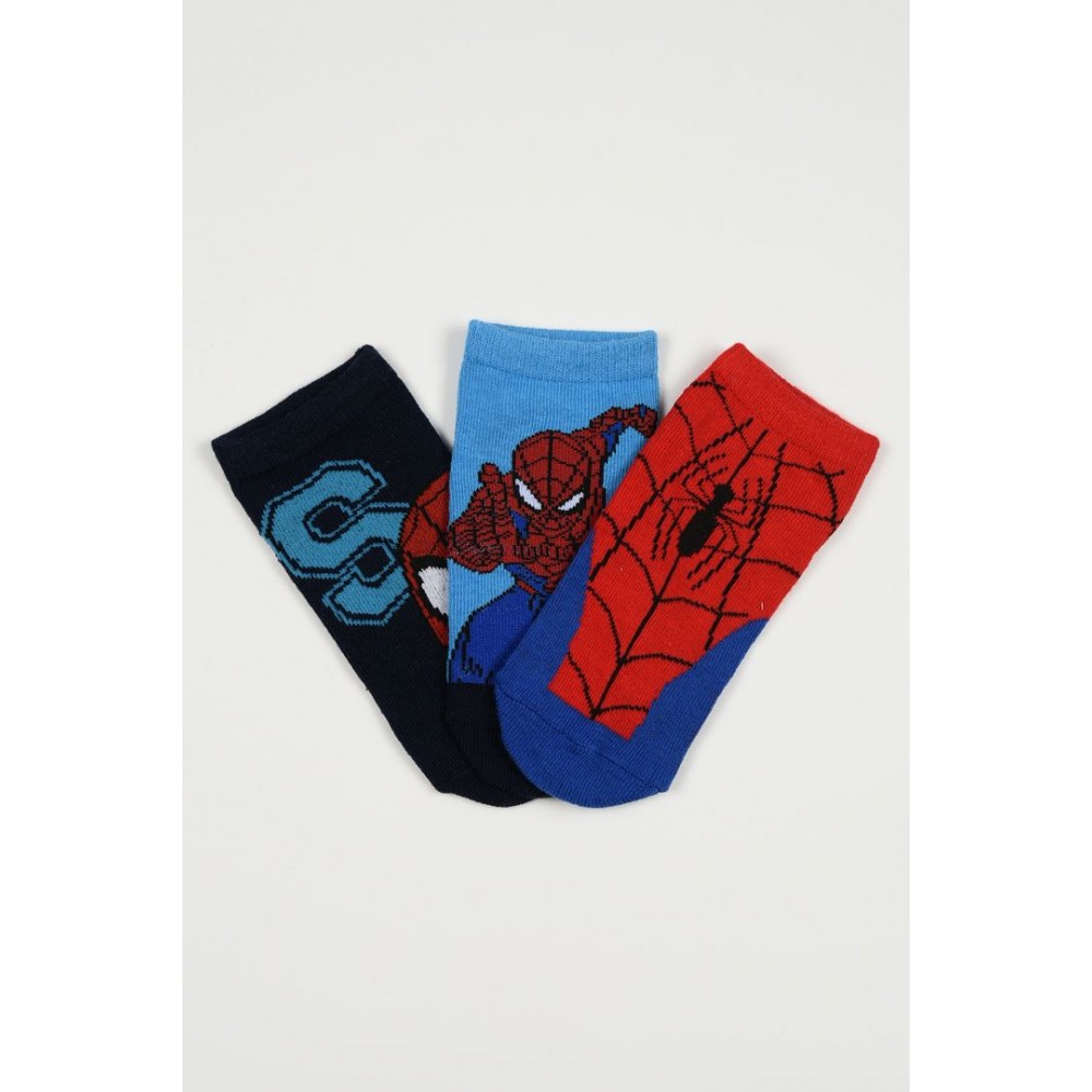 Spiderman Κάλτσες EZ06041 Μπλε Γαλάζιο Κόκκινο Spiderman Κάλτσες EZ06041 Μπλε Γαλάζιο Κόκκινο