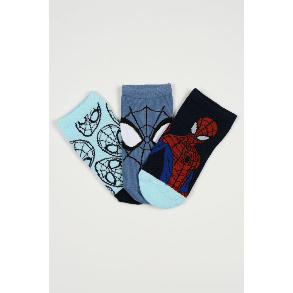 Spiderman Κάλτσες EZ06042 Μπλε Γαλάζιο Spiderman Κάλτσες EZ06042 Μπλε Γαλάζιο