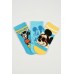 Disney Κάλτσες Mickey EZ06045 Τιρκουάζ Κίτρινο