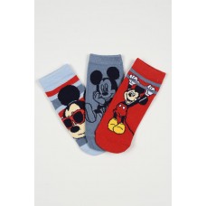 Disney Κάλτσες Mickey EZ06045 Γαλάζιο Κόκκινο Disney Κάλτσες Mickey EZ06045 Γαλάζιο Κόκκινο
