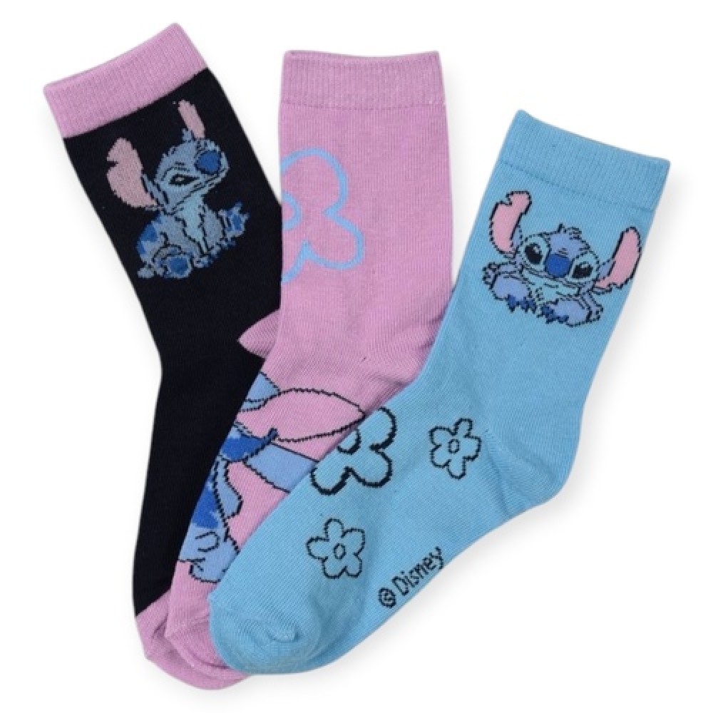 Stitch Κάλτσες ZH06021 Λιλά Μπλε Γαλάζιο Stitch Κάλτσες ZH06021 Λιλά Μπλε Γαλάζιο