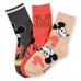 Mickey Κάλτσες ZH06030 Γκρι Κοραλί Μπεζ Mickey Κάλτσες ZH06030 Γκρι Κοραλί Μπεζ