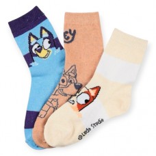 Bluey Κάλτσες ZH06040 Γαλάζιο Μπεζ Bluey Κάλτσες ZH06040 Γαλάζιο Μπεζ
