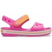 Crocs Crocband Sandal Kids 12856-6QZ Electric pink-cantaloupe  Πέδιλα Πέδιλα Θαλάσσης