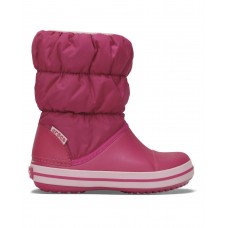 Crocs Winter Puff Boot Kids Φούξια 14613-6XO Γαλότσες Μπότες