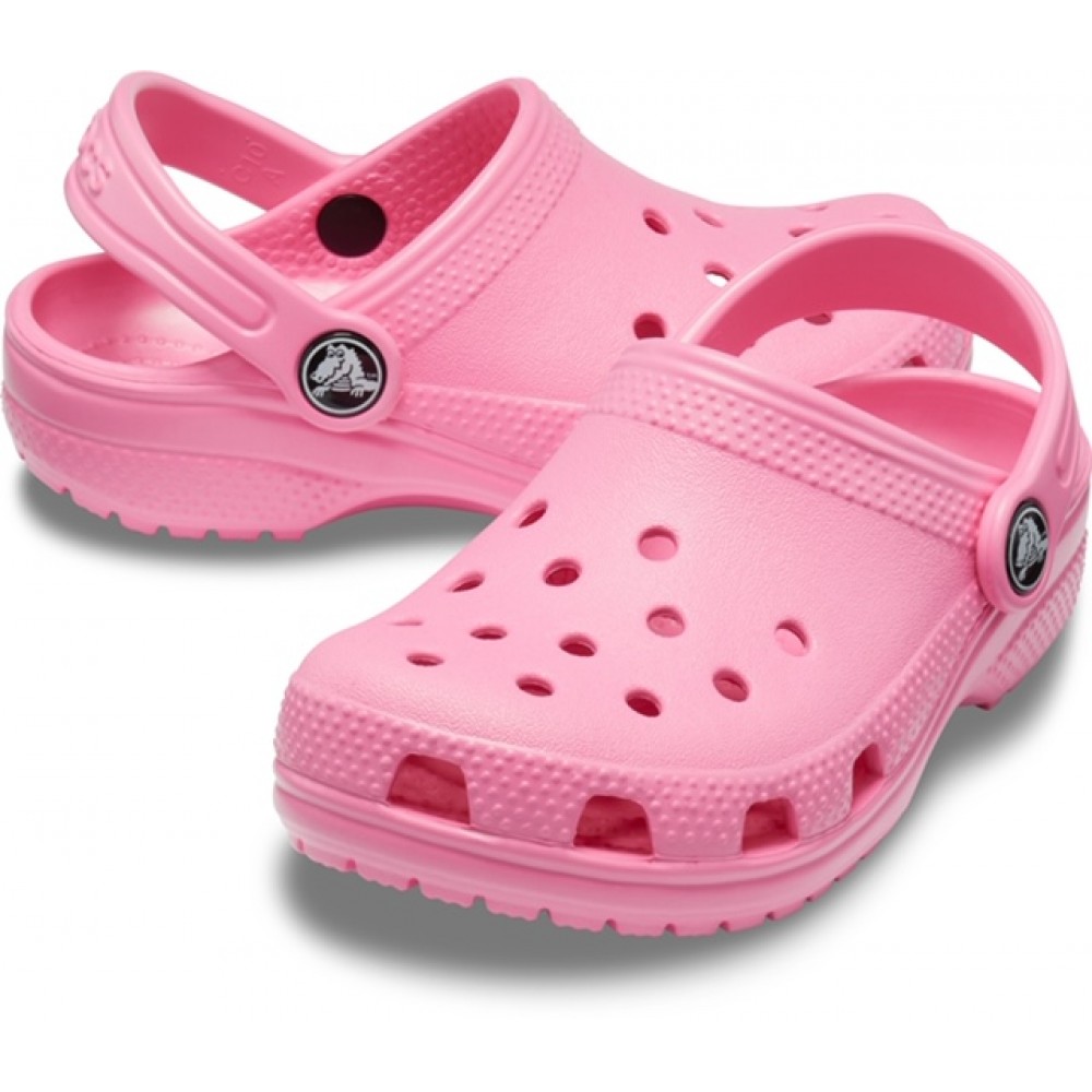Crocs Classic Clog k Kids 204536-669 Pink Lemonade Πέδιλα Θαλάσσης