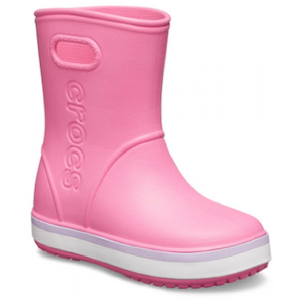 Crocs Crocband Rain Boot Kids 205827-6QM Ροζ