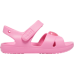 Crocs Classic Cross Strap Sandal ps Pink lemonade relaxed fit 206245-669  Πέδιλα Πέδιλα Θαλάσσης