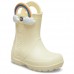 Crocs Handle It Rainbow Rain Boot Kids 210026-76O Εκρού