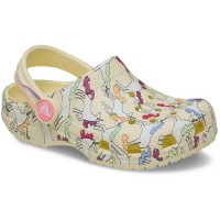 Crocs Classic Unicorn Graphic Clog T 212515-7CJ Yellow Light