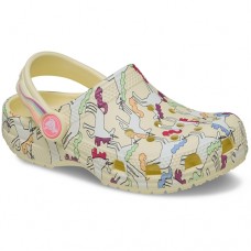 Crocs Classic Unicorn Graphic Clog T 212515-7CJ Yellow Light