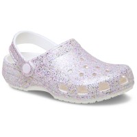 Crocs Classic Fantasy Glitter Clog K 212561-100 White