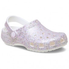 Crocs Classic Fantasy Glitter Clog K 212561-100 White
