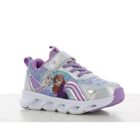 Frozen Sneaker Με Φωτάκια FZ015329 Ασημί Λιλά