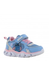 Lilo & Stitch Sneaker Με Φωτάκια LS001815 Γαλάζιο Ασημί