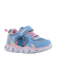 Lilo & Stitch Sneaker Με Φωτάκια LS001815 Γαλάζιο Ασημί