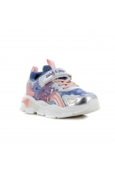 Lilo & Stitch Sneaker Με Φωτάκια LS002825 Ασημί Ροζ Γαλάζιο