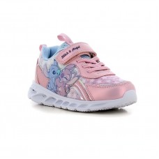 Lilo & Stitch Sneaker Με Φωτάκια LS003195 Ροζ Γαλάζιο