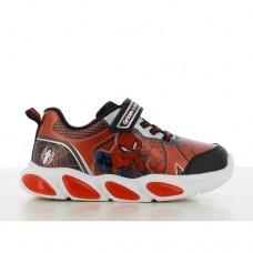 Marvel Spiderman Sneaker ΜΕ ΦΩΤΑΚΙΑ SP014135 Μαύρο Κόκκινο