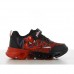Marvel Spiderman Sneaker ΜΕ ΦΩΤΑΚΙΑ SP014215 Μαύρο Κόκκινο